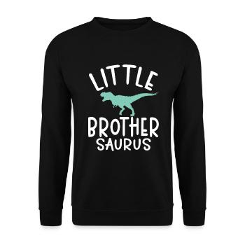 Little Brother Gifts - Unisex Pullover - Schwarz - Vorne - Alina (178cm) & Michal (187cm)