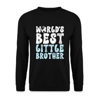 Little Brother Gifts - Unisex Pullover - Schwarz - Vorne - Alina (178cm) & Michal (187cm)