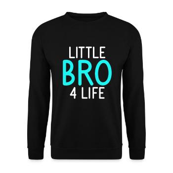 Little Brother Gifts - Unisex Pullover - Schwarz - Vorne - Alina (178cm) & Michal (187cm)