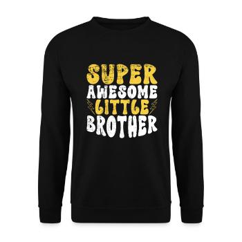 Little Brother Gifts - Unisex Sweatshirt - black - Front - Alina (178cm) & Michal (187cm)