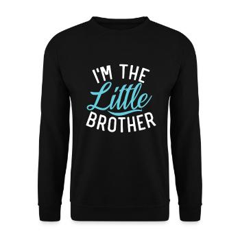 Little Brother Gifts - Unisex Pullover - Schwarz - Vorne - Alina (178cm) & Michal (187cm)
