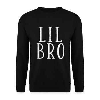 Little Brother Gifts - Unisex Pullover - Schwarz - Vorne - Alina (178cm) & Michal (187cm)