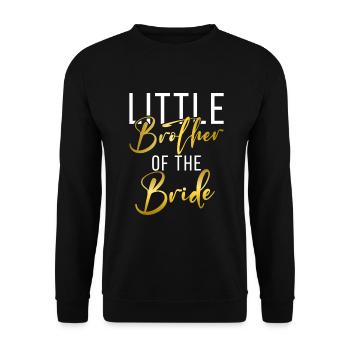 Little Brother Gifts - Unisex Pullover - Schwarz - Vorne - Alina (178cm) & Michal (187cm)