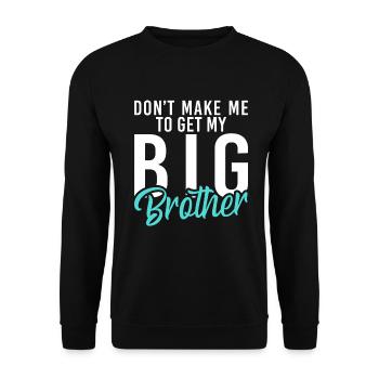 Little Brother Gifts - Unisex Pullover - Schwarz - Vorne - Alina (178cm) & Michal (187cm)
