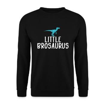 Little Brother Gifts - Unisex Pullover - Schwarz - Vorne - Alina (178cm) & Michal (187cm)