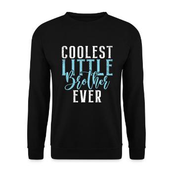 Little Brother Gifts - Unisex Pullover - Schwarz - Vorne - Alina (178cm) & Michal (187cm)