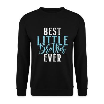 Little Brother Gifts - Unisex Pullover - Schwarz - Vorne - Alina (178cm) & Michal (187cm)