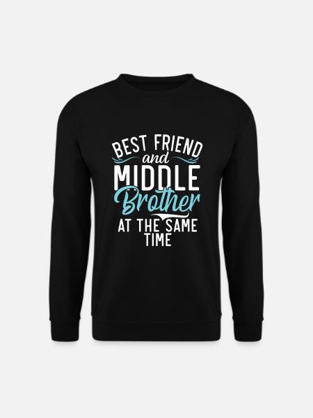 Middle Brother Gifts - Unisex Sweatshirt - black