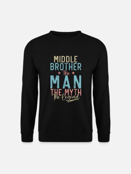 Middle Brother Gifts - Unisex Sweatshirt - black