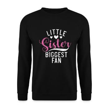 Sister Gifts - Unisex Pullover - Schwarz - Vorne - Alina (178cm) & Michal (187cm)