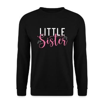Cadeaux Petite Soeur - Sweat-shirt Unisexe - noir - Devant - Alina (178cm) & Michal (187cm)