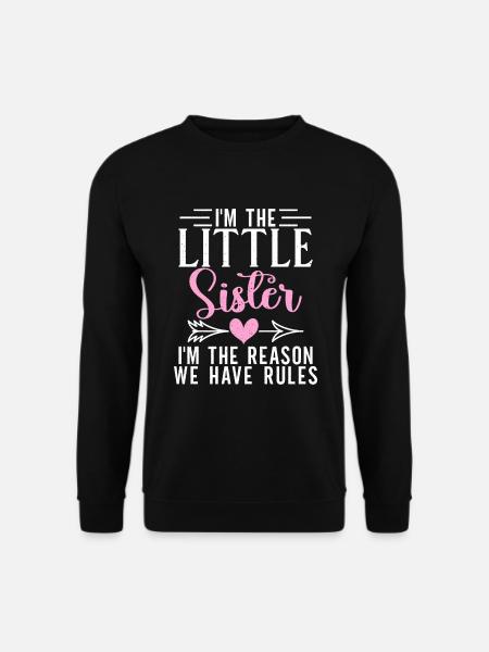 Little Sister Gifts - Unisex Sweatshirt - black