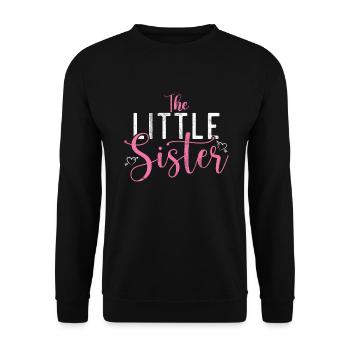 Cadeaux Petite Soeur - Sweat-shirt Unisexe - noir - Devant - Alina (178cm) & Michal (187cm)