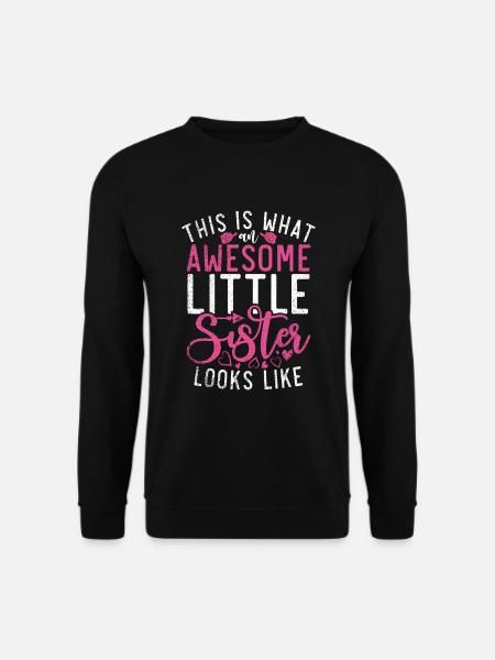 Little Sister Gifts - Unisex Sweatshirt - black