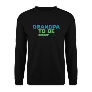 Grandpa Gifts - Unisex Pullover - Schwarz - Vorne - Alina (178cm) & Michal (187cm)