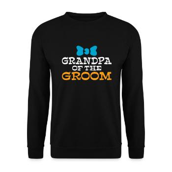 Grandpa Gifts - Unisex Pullover - Schwarz - Vorne - Alina (178cm) & Michal (187cm)