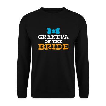 Grandpa Gifts - Unisex Pullover - Schwarz - Vorne - Alina (178cm) & Michal (187cm)