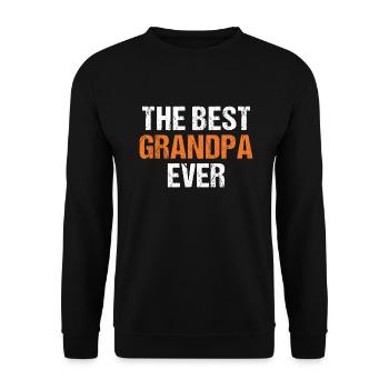 Grandpa Gifts - Unisex Pullover - Schwarz - Vorne - Alina (178cm) & Michal (187cm)