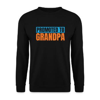 Grandpa Gifts - Unisex Pullover - Schwarz - Vorne - Alina (178cm) & Michal (187cm)