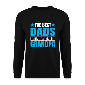 Grandpa Gifts - Unisex Pullover - Schwarz - Vorne - Alina (178cm) & Michal (187cm)