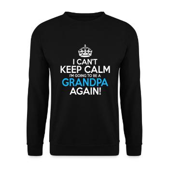 Grandpa Gifts - Unisex Pullover - Schwarz - Vorne - Alina (178cm) & Michal (187cm)