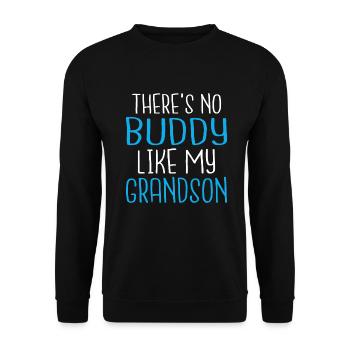 Grandpa Gifts - Unisex Pullover - Schwarz - Vorne - Alina (178cm) & Michal (187cm)