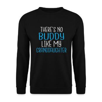 Grandpa Gifts - Unisex Pullover - Schwarz - Vorne - Alina (178cm) & Michal (187cm)