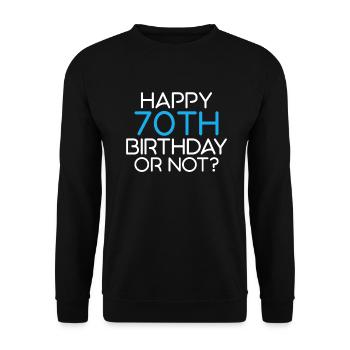 Grandpa Gifts - Unisex Pullover - Schwarz - Vorne - Alina (178cm) & Michal (187cm)