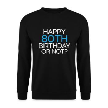 Grandpa Gifts - Unisex Pullover - Schwarz - Vorne - Alina (178cm) & Michal (187cm)