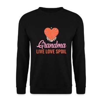 Cadeaux grand-mère - Sweat-shirt Unisexe - noir - Devant - Alina (178cm) & Michal (187cm)