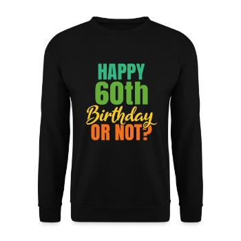 Grandma Gifts - Unisex Pullover - Schwarz - Vorne - Alina (178cm) & Michal (187cm)