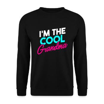 Cadeaux grand-mère - Sweat-shirt Unisexe - noir - Devant - Alina (178cm) & Michal (187cm)