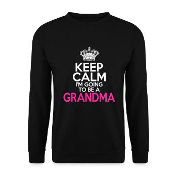 Cadeaux grand-mère - Sweat-shirt Unisexe - noir - Devant - Alina (178cm) & Michal (187cm)