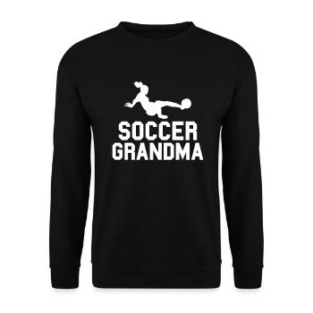 Grandma Gifts - Unisex Sweatshirt - black - Front - Alina (178cm) & Michal (187cm)