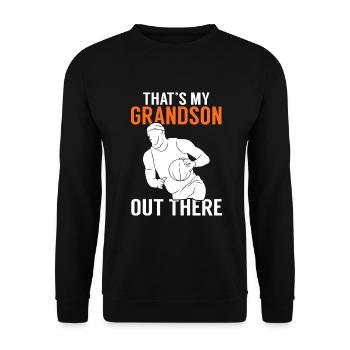Grandma Gifts - Unisex Pullover - Schwarz - Vorne - Alina (178cm) & Michal (187cm)
