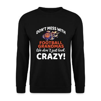 Grandma Gifts - Unisex Pullover - Schwarz - Vorne - Alina (178cm) & Michal (187cm)
