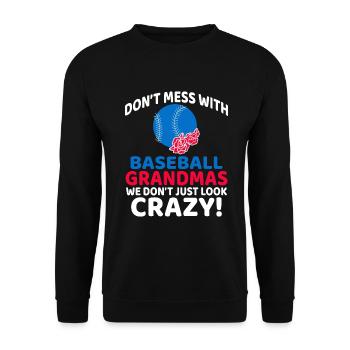 Grandma Gifts - Unisex Pullover - Schwarz - Vorne - Alina (178cm) & Michal (187cm)