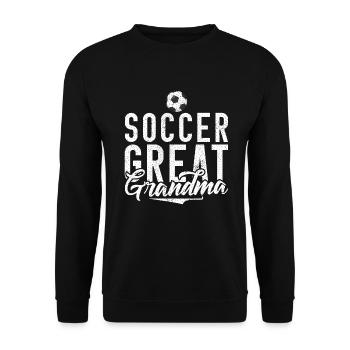 Great Grandma Gifts - Unisex Sweatshirt - black - Front - Alina (178cm) & Michal (187cm)