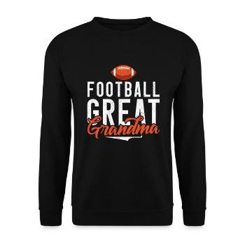 Great Grandma Gifts - Unisex Sweatshirt - black - Front - Alina (178cm) & Michal (187cm)