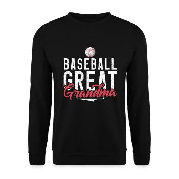 Great Grandma Gifts - Unisex Sweatshirt - black - Front - Alina (178cm) & Michal (187cm)
