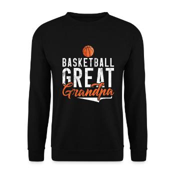 Cadeaux arrière-grand-père - Sweat-shirt Unisexe - noir - Devant - Alina (178cm) & Michal (187cm)