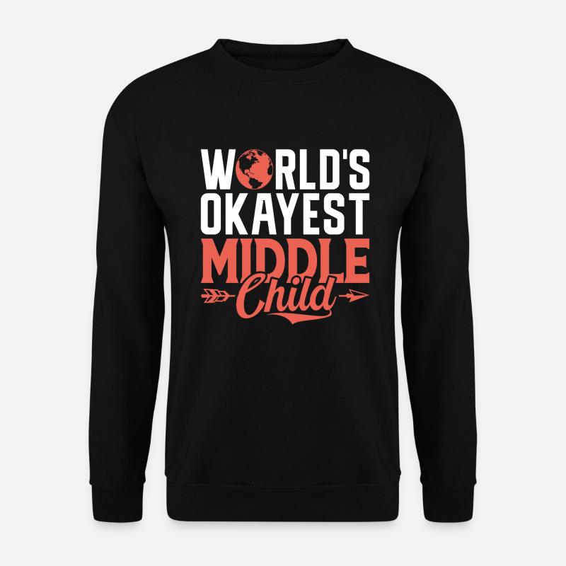 Cadeaux d’enfant du milieu - Sweat-shirt Unisexe - noir