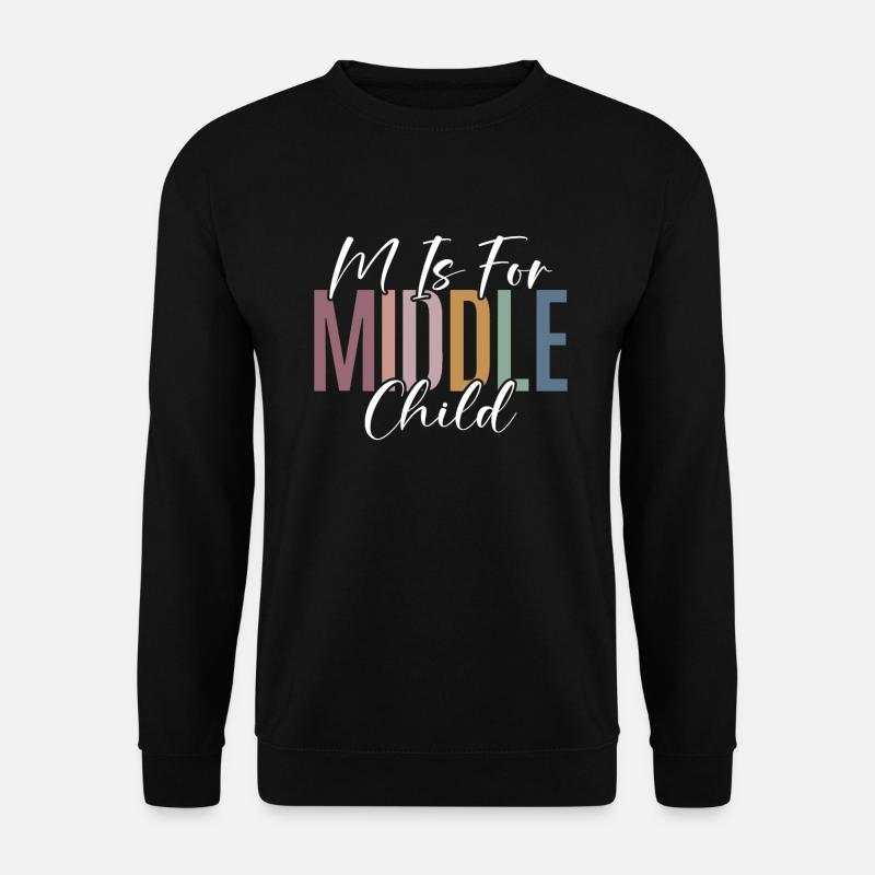 Cadeaux d’enfant du milieu - Sweat-shirt Unisexe - noir