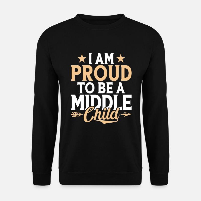 Cadeaux d’enfant du milieu - Sweat-shirt Unisexe - noir
