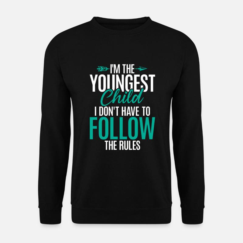 Youngest Child Gift - Unisex Sweatshirt - black