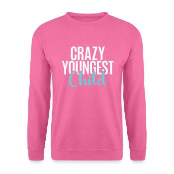 Cadeau enfant le plus jeune - Sweat-shirt Unisexe - rose - Devant