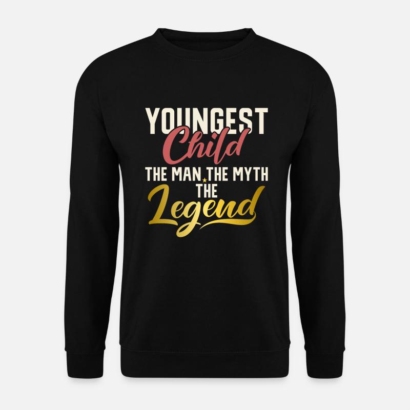 Cadeau enfant le plus jeune - Sweat-shirt Unisexe - noir