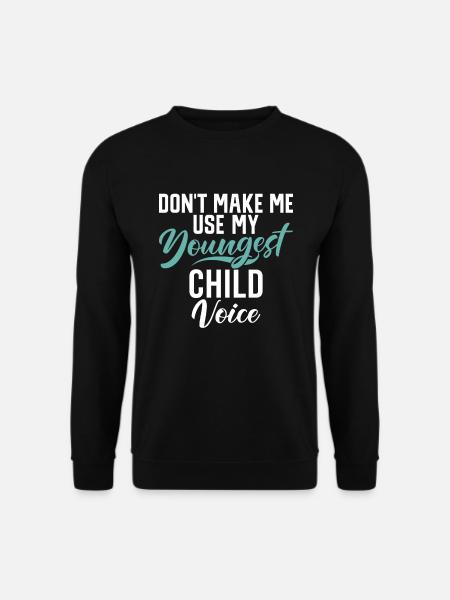 Youngest Child Gift - Unisex Sweatshirt - black