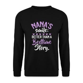 Cadeaux Nana - Sweat-shirt Unisexe - noir - Devant - Alina (178cm) & Michal (187cm)