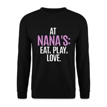 Cadeaux Nana - Sweat-shirt Unisexe - noir - Devant - Alina (178cm) & Michal (187cm)